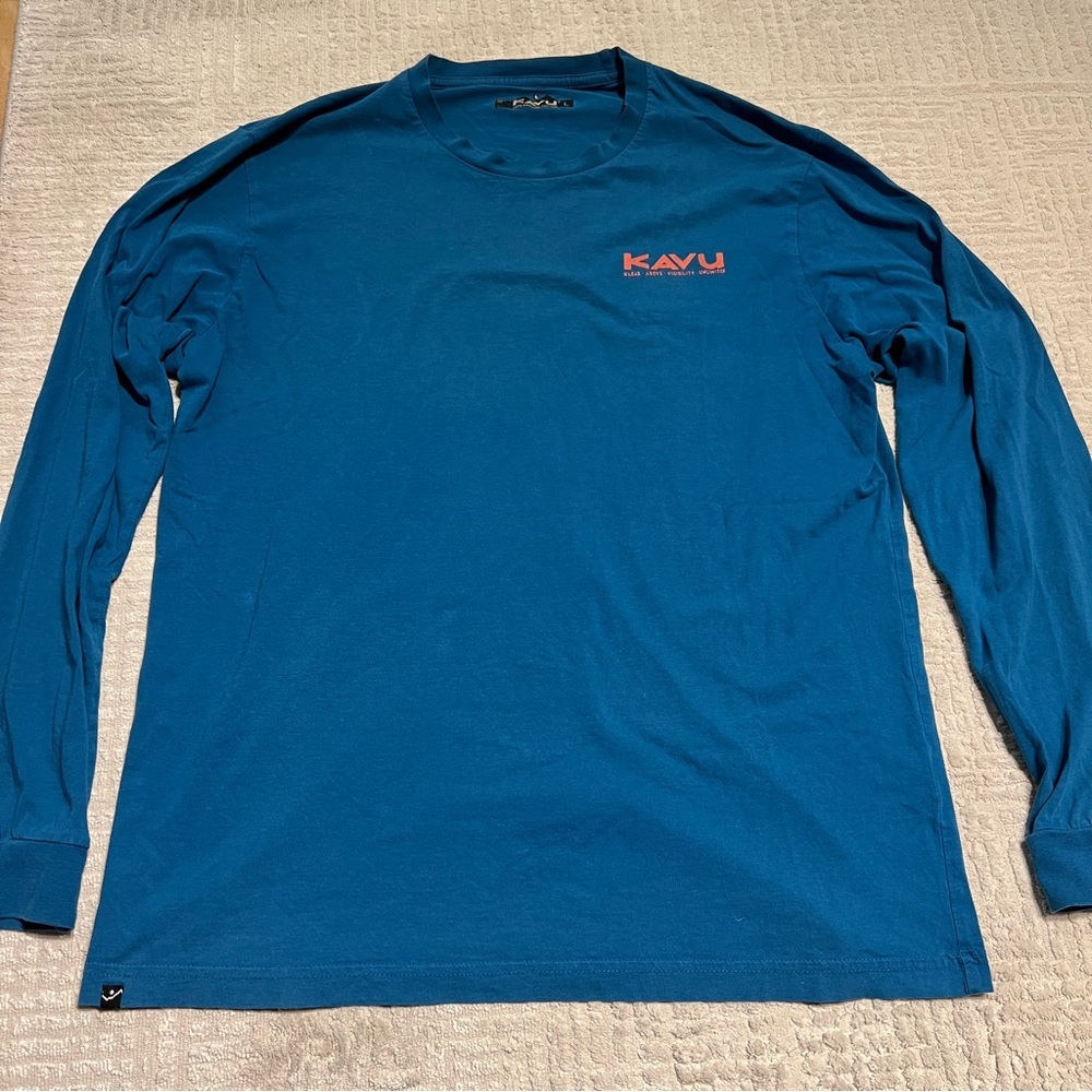 Kavu “Etch Art” Men’s Large Cotton Long Sleeve Shirt